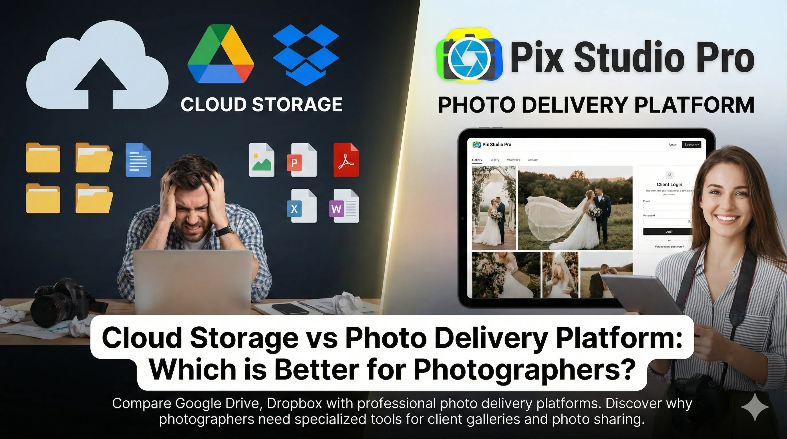 Cloud Storage vs Photo Delivery Platform: Which is Better for Photographers?